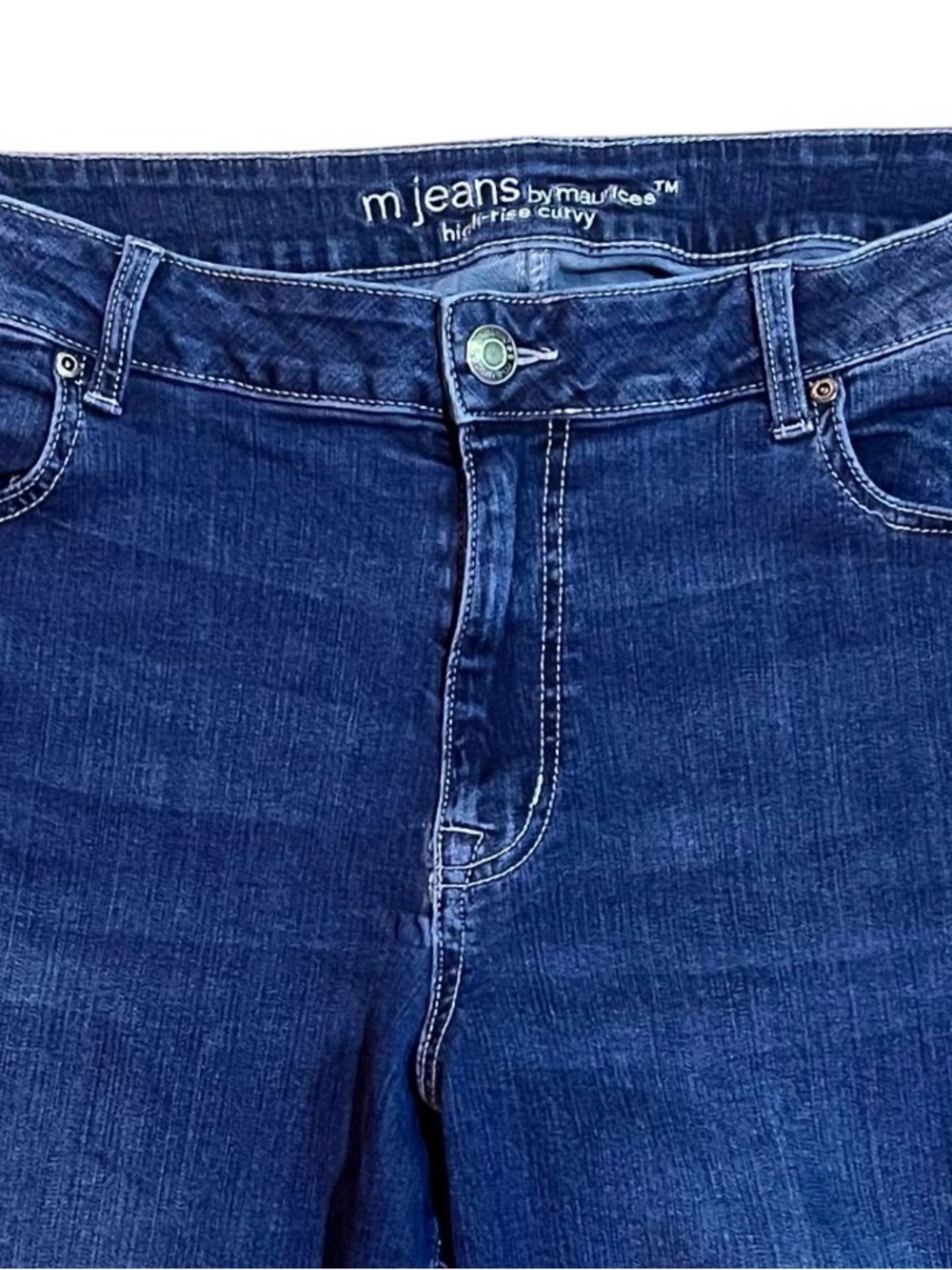 Maurices M Jeans Straight-Leg Women's Jeans High Rise Curvy Fit Size 20W - Picture 2 of 7